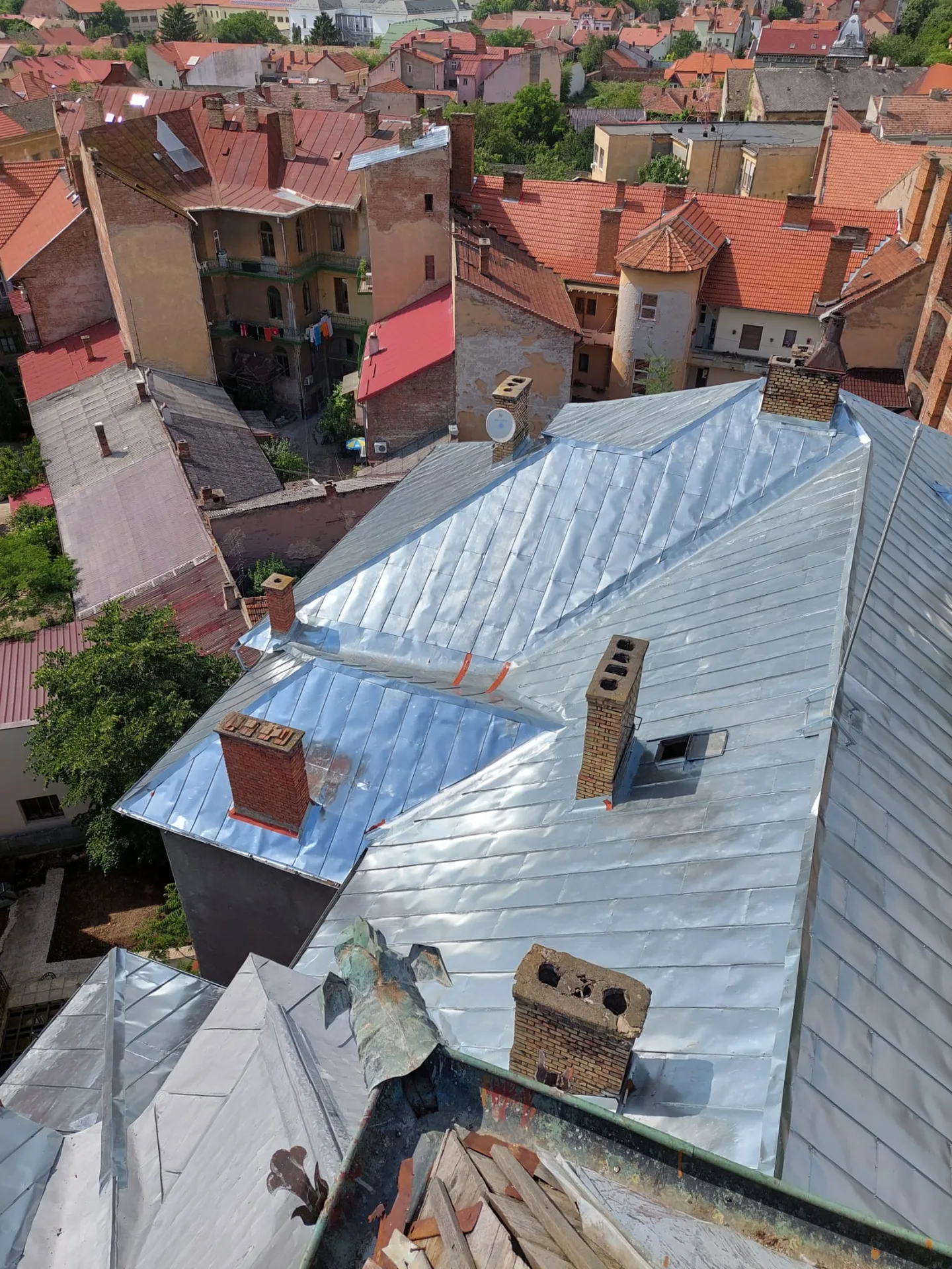 Reparații acoperiș Spitalul Matern